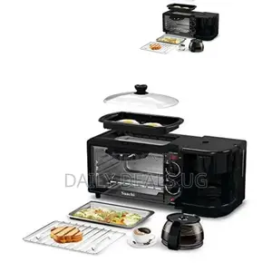 Black Electric Saachi Breakfast Maker