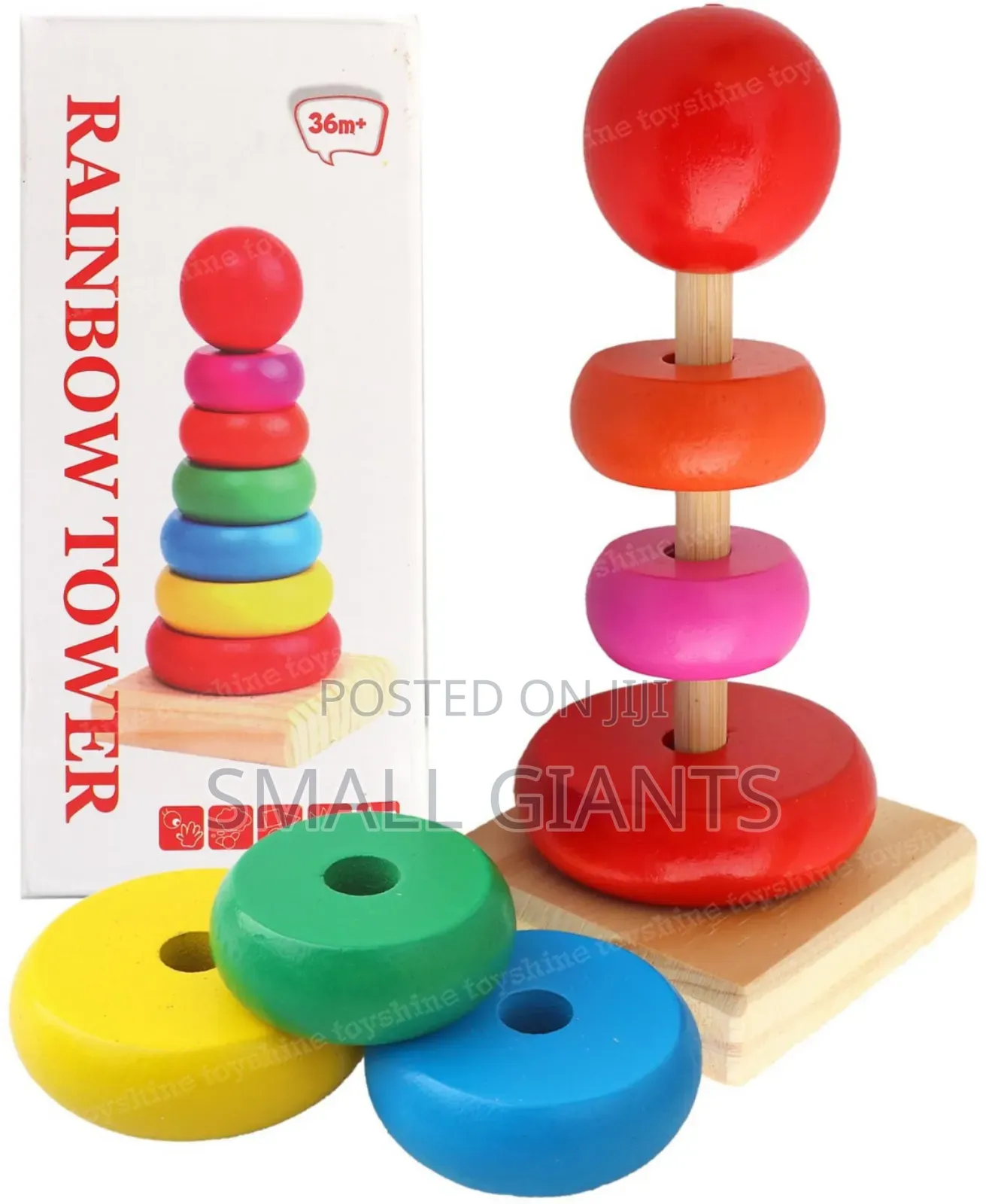 Mini Wooden Rainbow Stacker