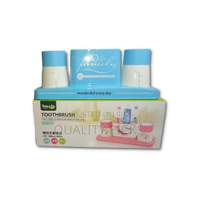 Multipurpose Toothbrush Holder Toothpaste Dispenser Stand
