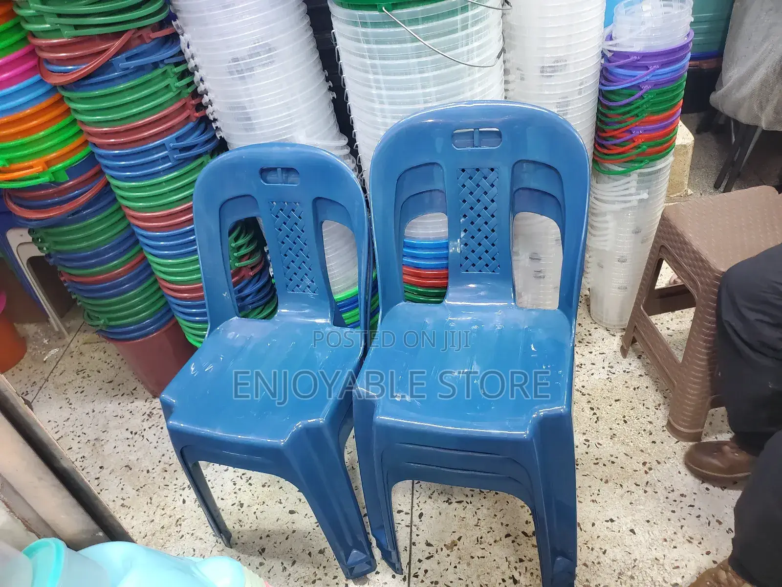 Blue Plastic Chairs Armless Plastic Chairs
