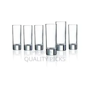 6 Pieces of Long Shot Glasses - Colorless
