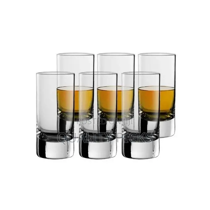 6 Pieces of Long Shot Glasses - Colorless