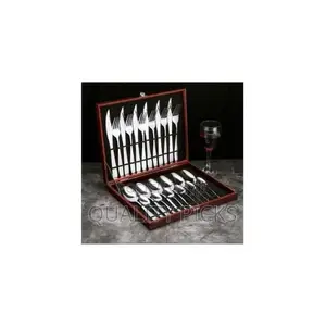 24 Piece Cutlery Set of Spoons, Forks Knives