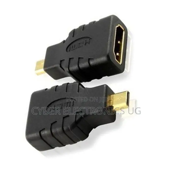 Micro HDMI to HDMI Adapter Connector HD 1080P Black