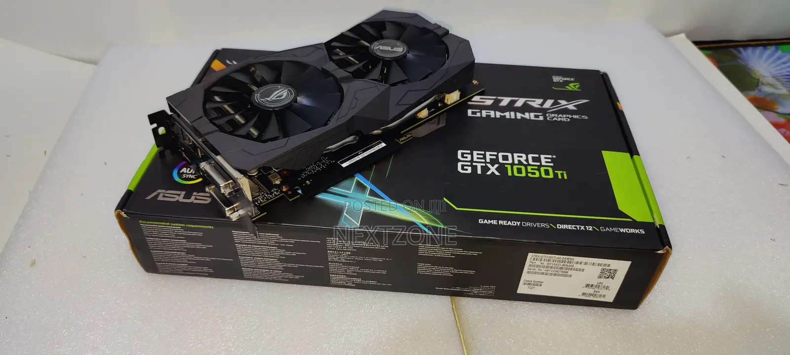 Asus Rog Strix GTX 1050 Ti Graphics Card