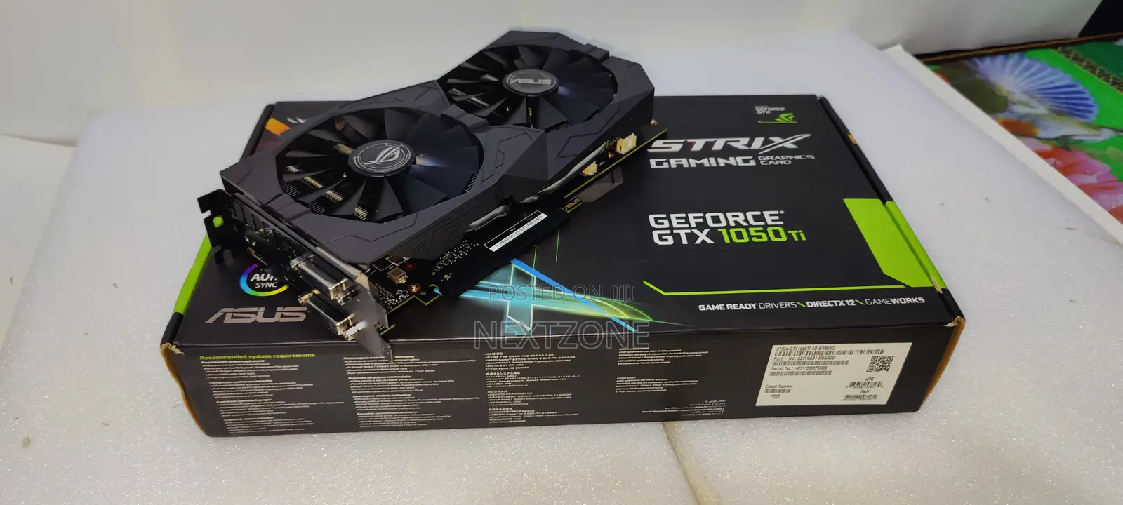 Asus Rog Strix GTX 1050 Ti Graphics Card