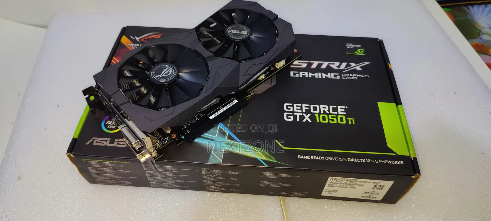 Asus Rog Strix GTX 1050 Ti Graphics Card