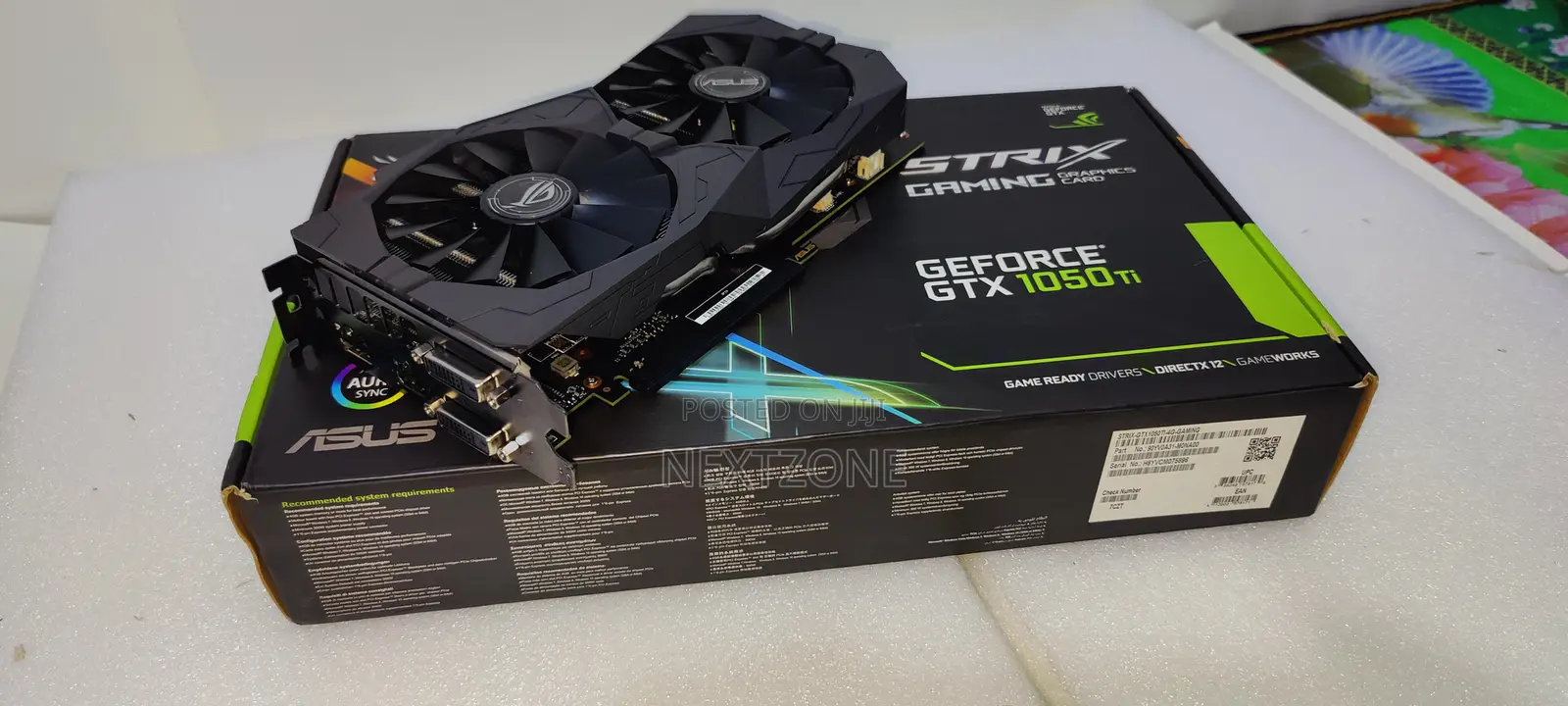 Asus Rog Strix GTX 1050 Ti Graphics Card