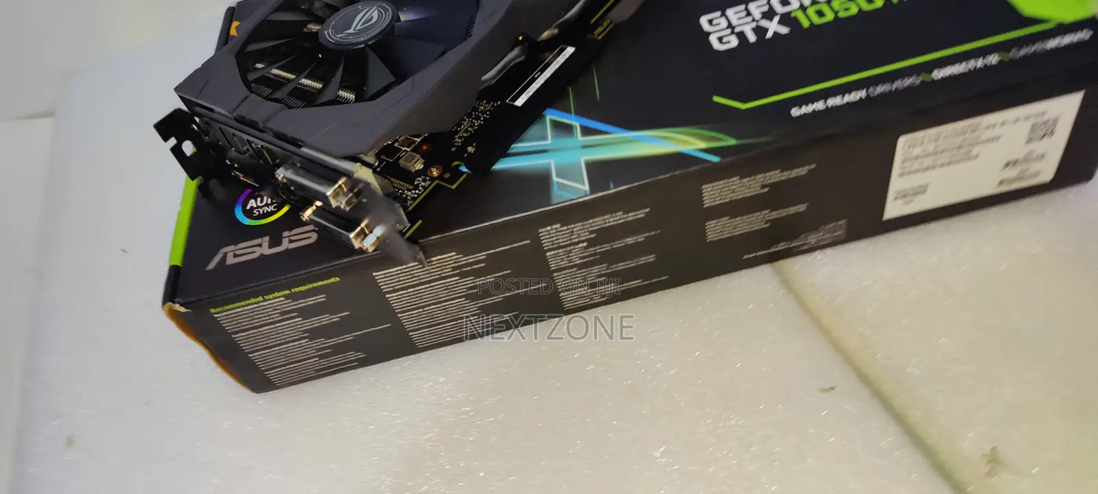 Asus Rog Strix GTX 1050 Ti Graphics Card