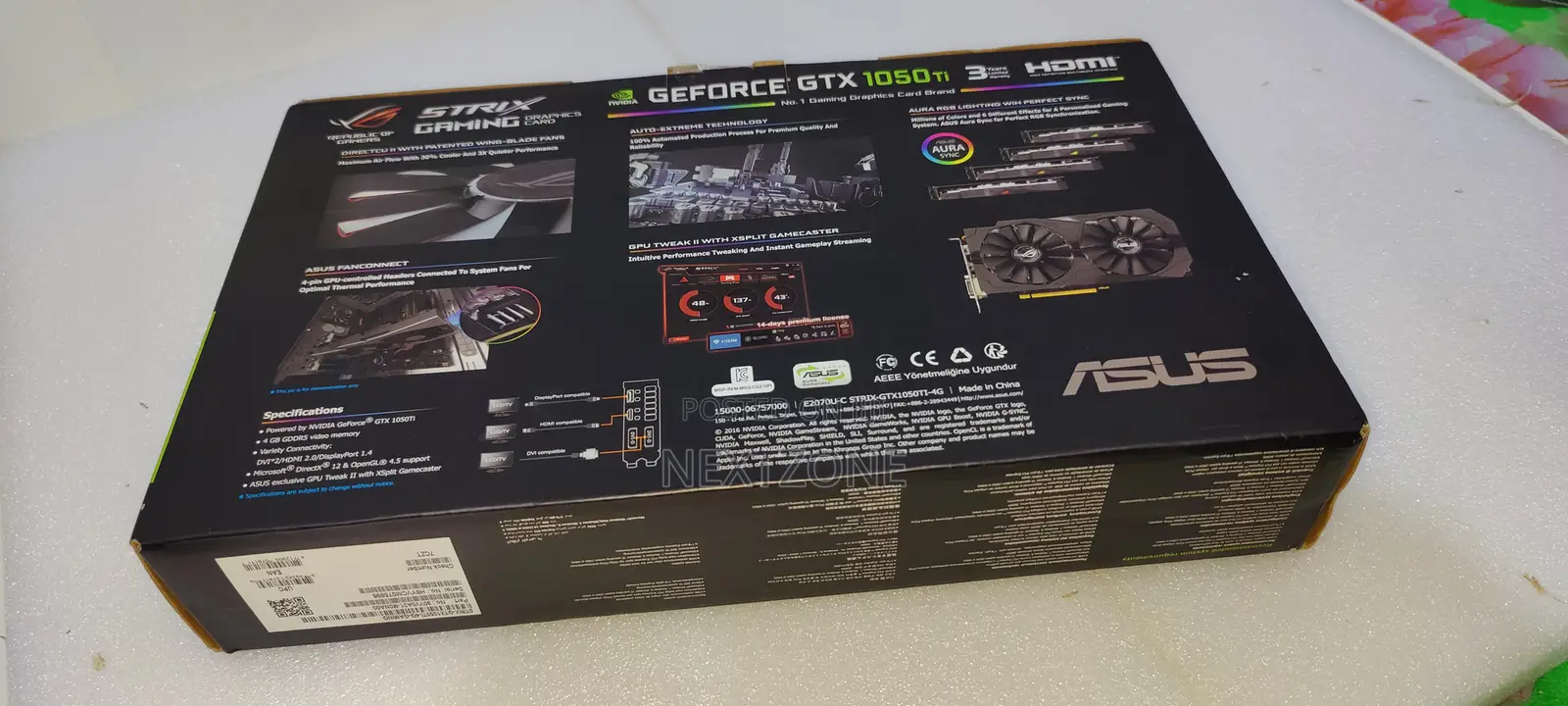 Asus Rog Strix GTX 1050 Ti Graphics Card