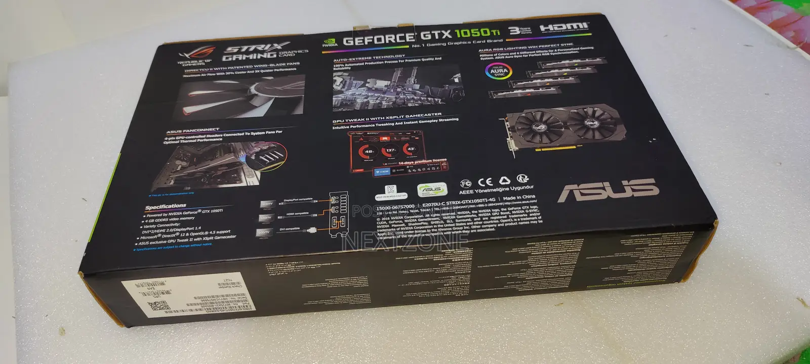 Asus Rog Strix GTX 1050 Ti Graphics Card