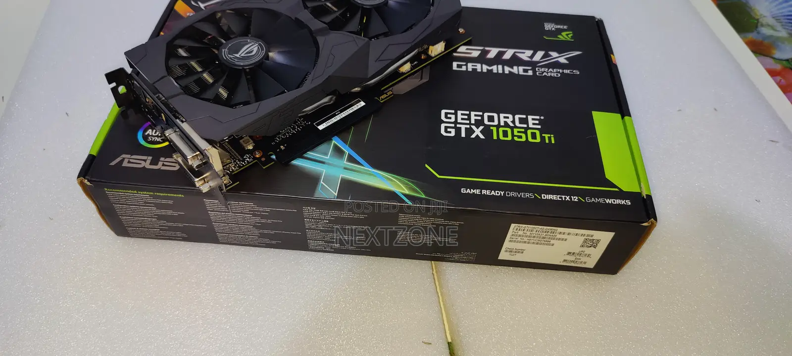 Asus Rog Strix GTX 1050 Ti Graphics Card