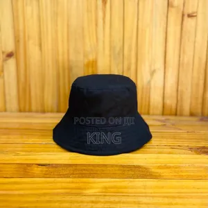 Black Bucket Hat. Super Classic
