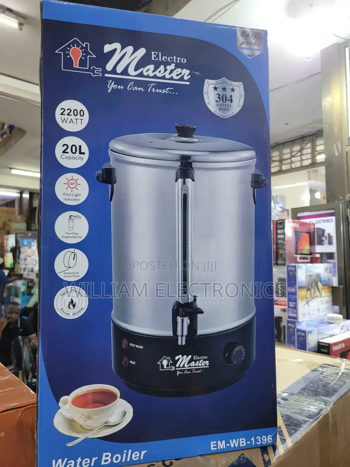 20L Electro Master Water Boiler/Electro Master Water Boiler