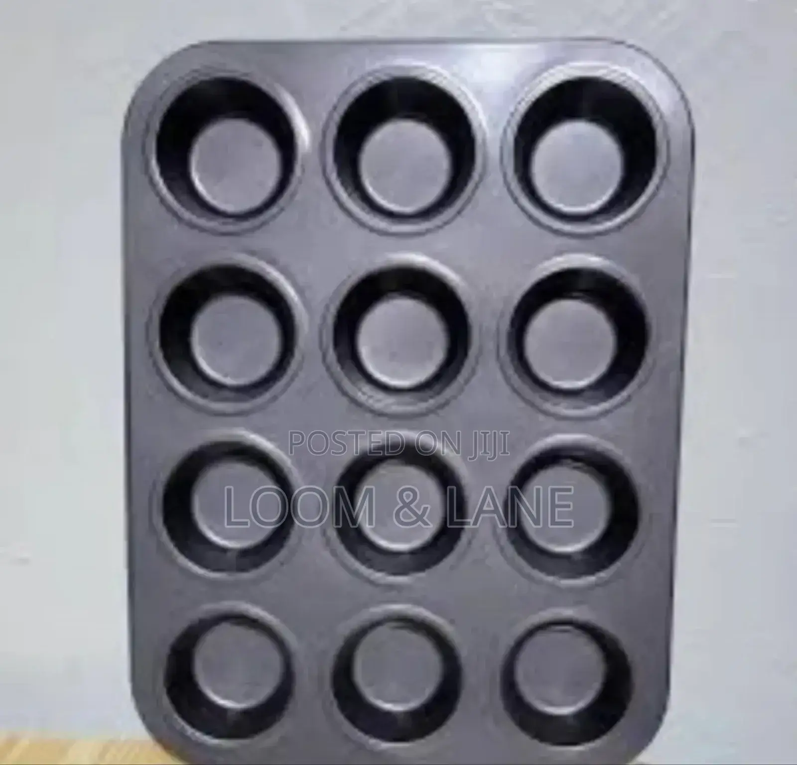 Metallic 12cup/3" Holes Cupcake/ Muffin Pan