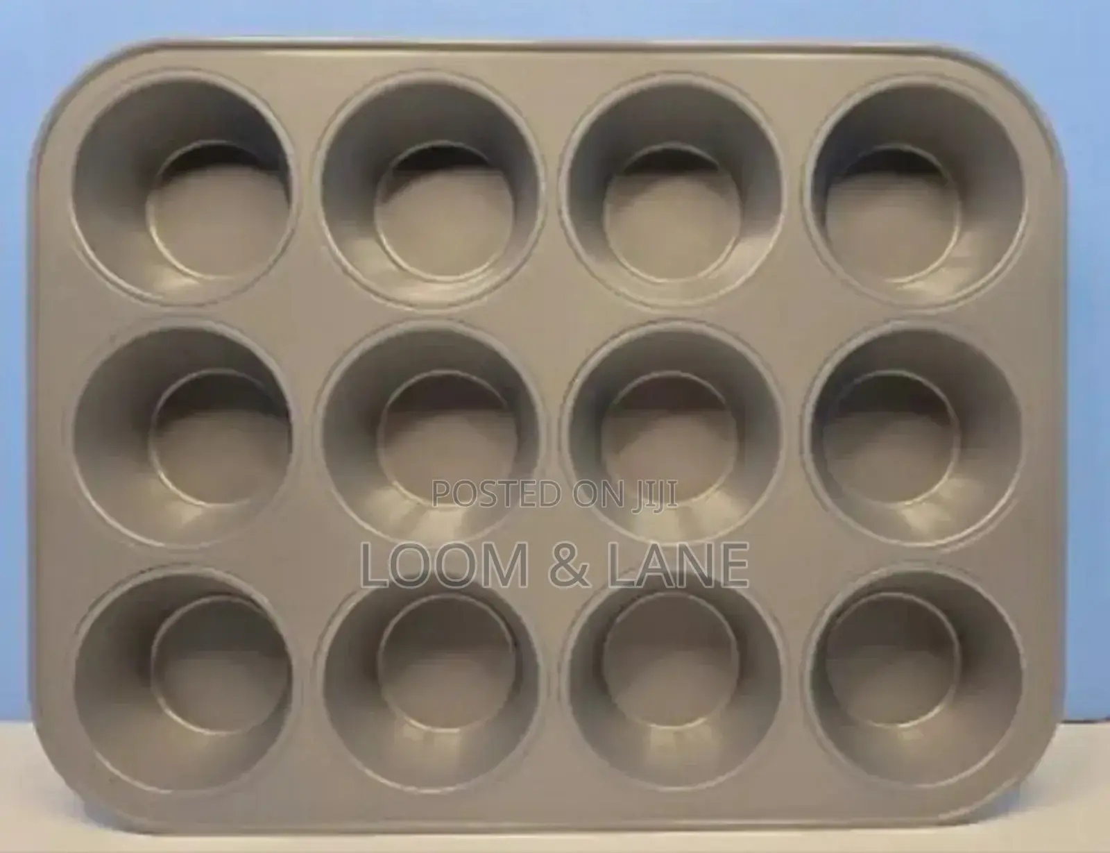 Metallic 12cup/3" Holes Cupcake/ Muffin Pan