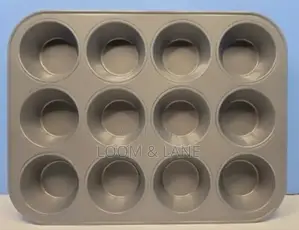 Metallic 12cup/3" Holes Cupcake/ Muffin Pan
