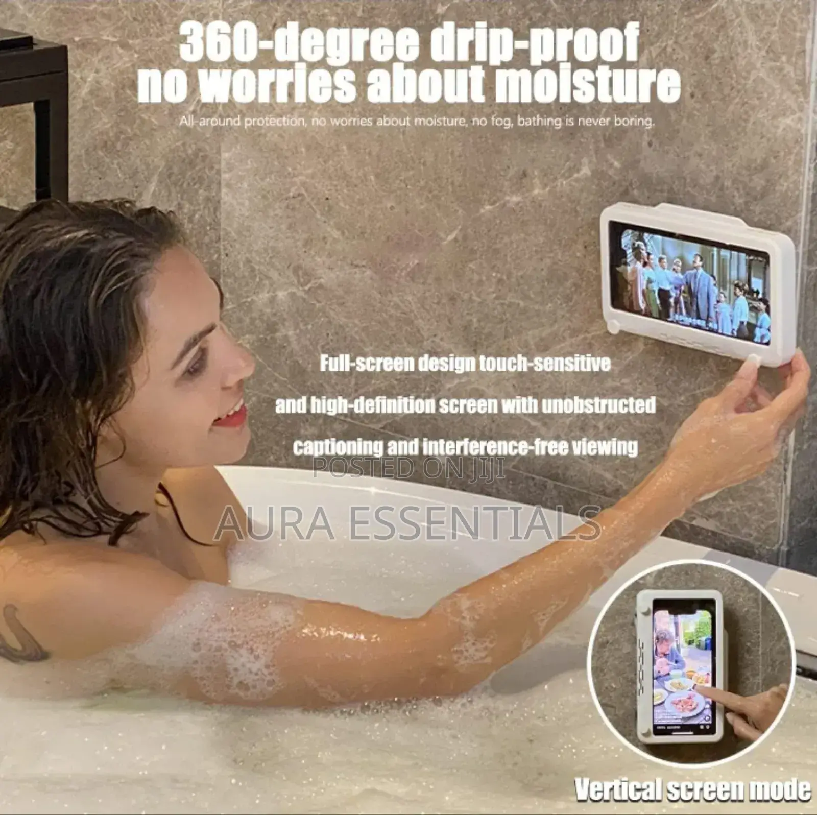 Waterproof Shower Phone Holder