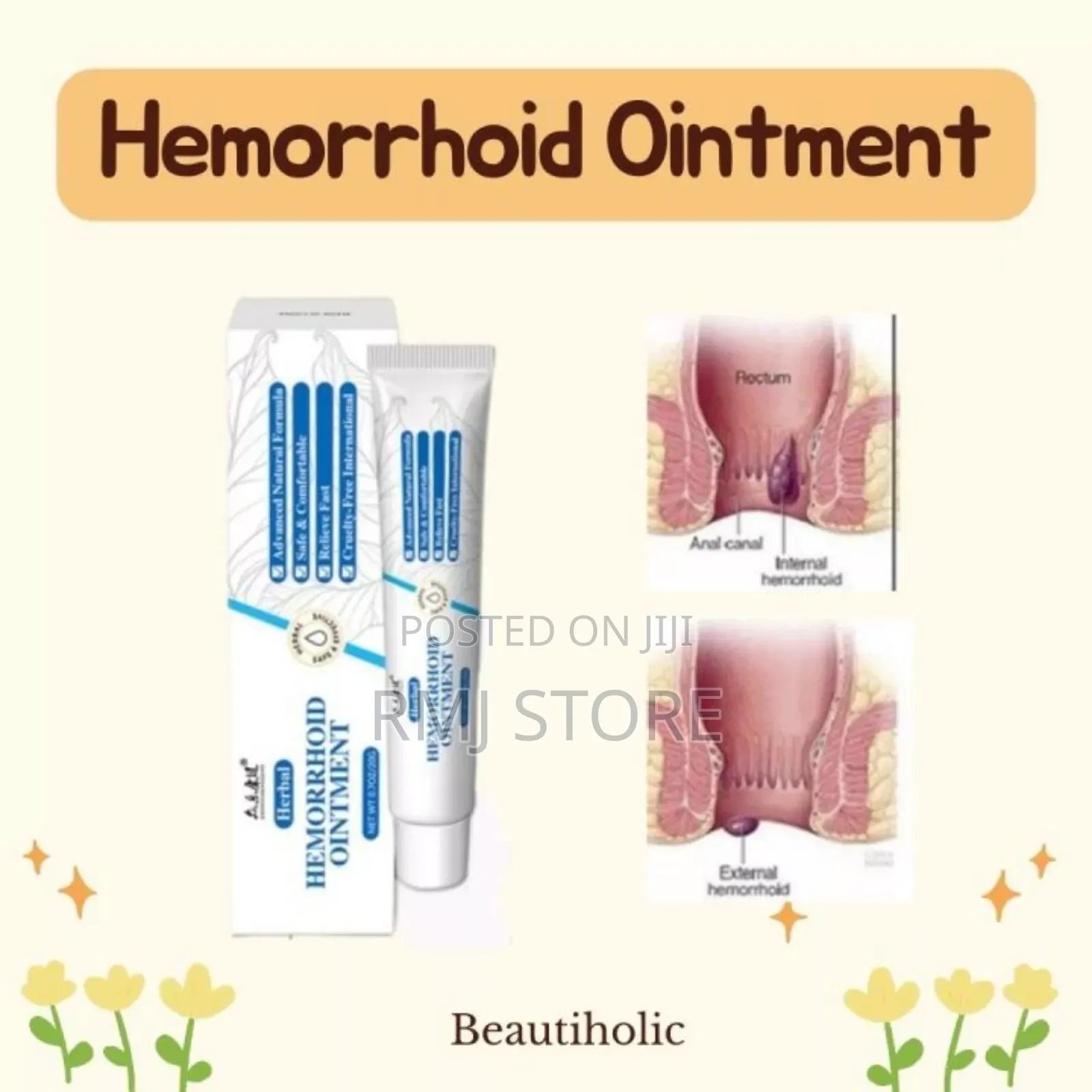 Healmusz Natural/Herbal Hemorrhoid Piles Cream.