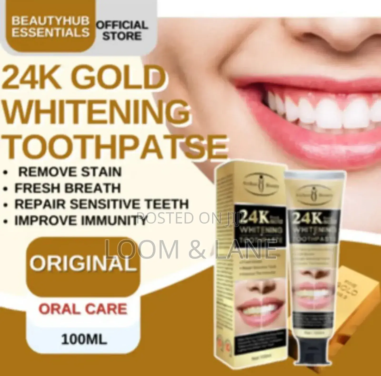 Gold Whitening Toothpaste