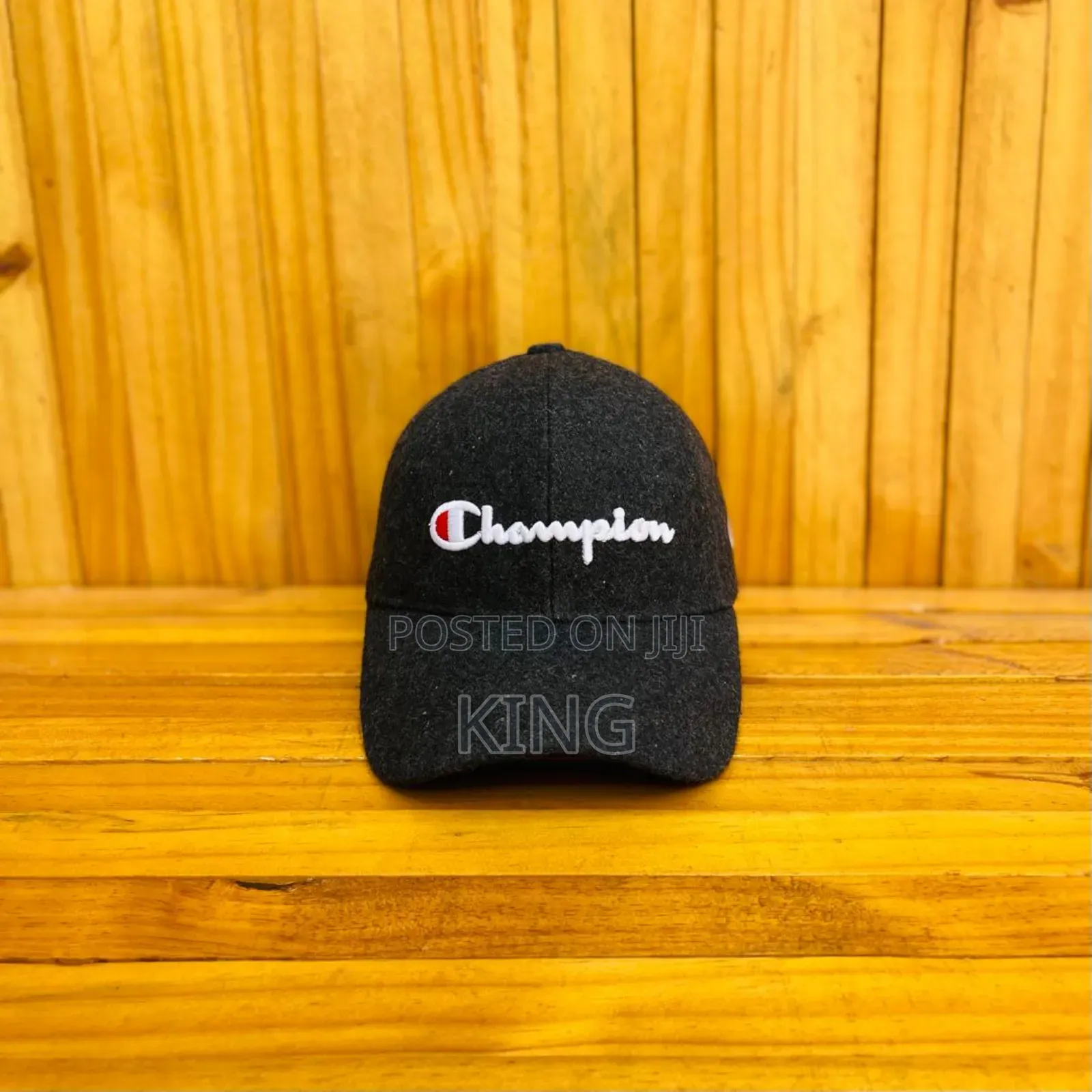 Champion Black Ish Cap