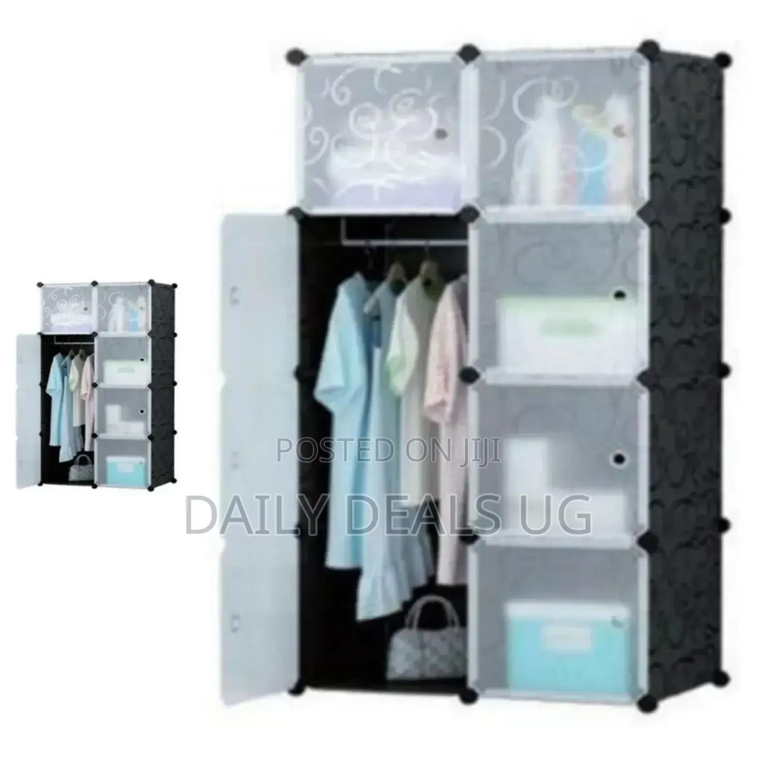 Plastic Portable Clothes Wardrobe