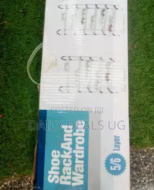 Metallic Shoe Rack Wardrobe