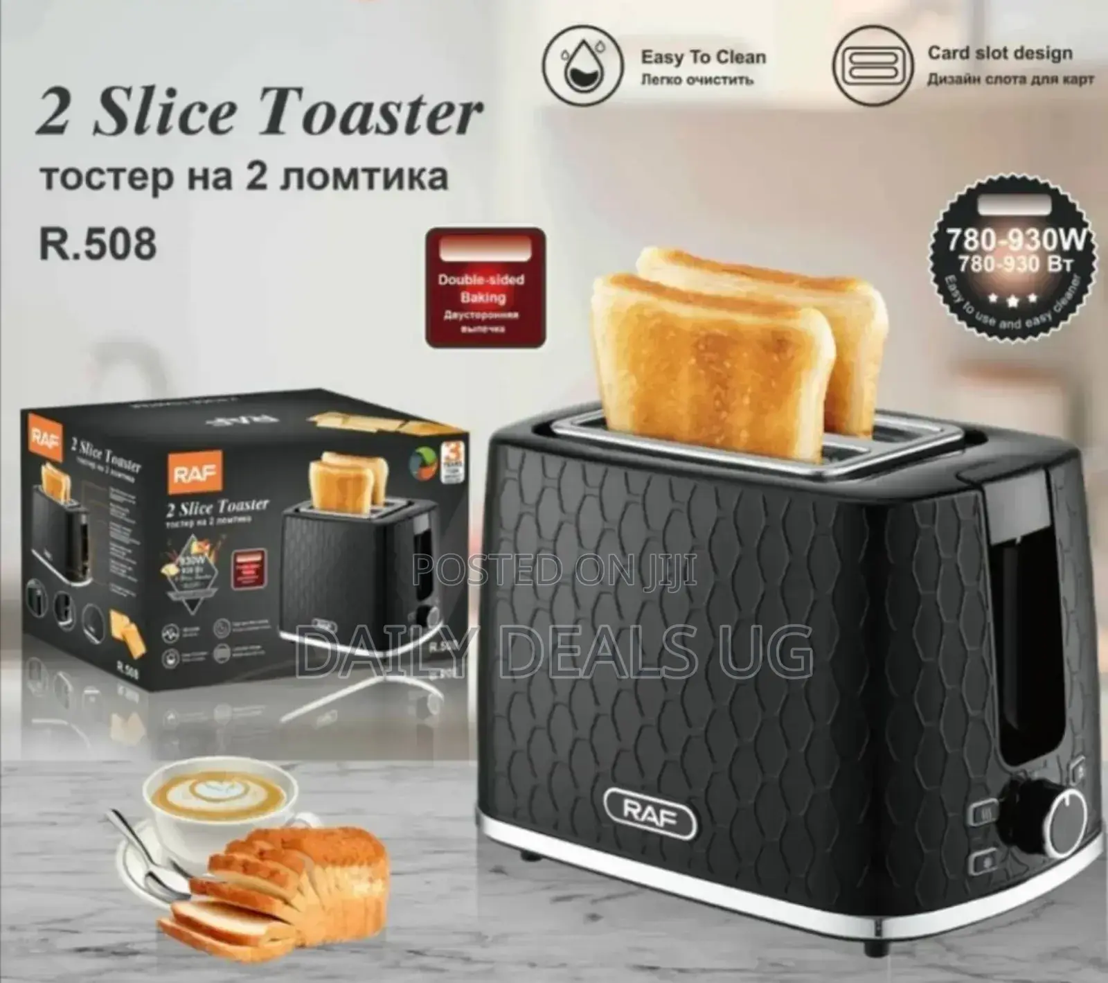 RAF 2 Slice Bread Toaster