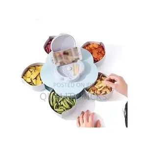 Candy Box Serving Rotating Tray Storage With Phone Stand