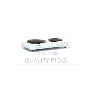 Saachi 2 Burner Hot Plate Cooker With Adjustable Thermostat
