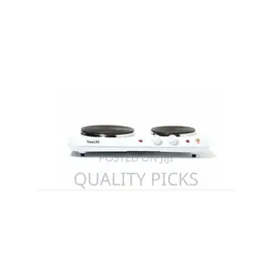 Saachi 2 Burner Hot Plate Cooker With Adjustable Thermostat