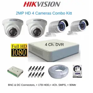 4 Channel CCTV Camera Kit MJK