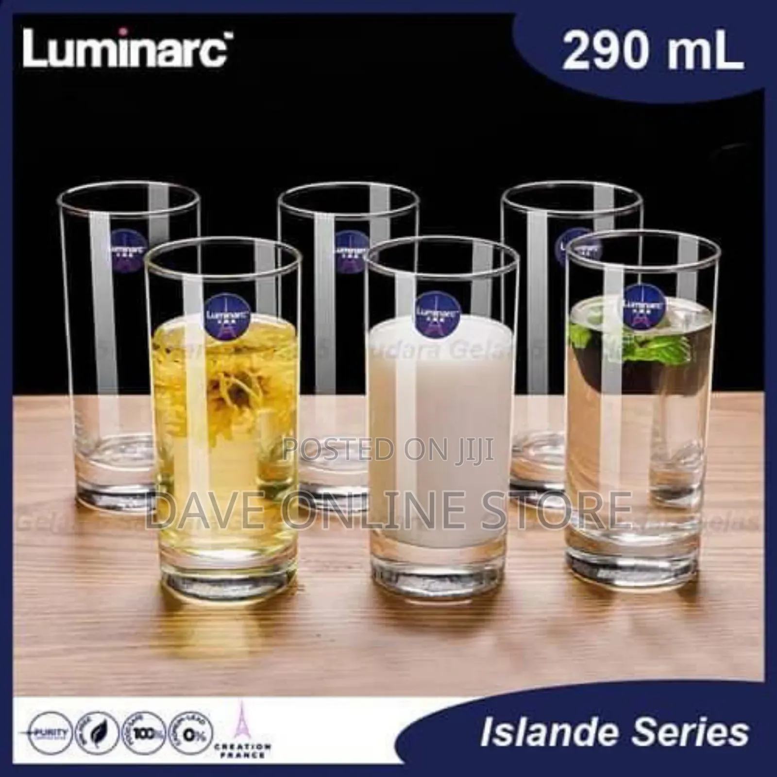 Luminarc Islande Juice Glass 6pcs Luminarc