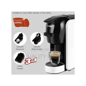 Sonifer 19 Bar Pressure Automatic Electric Coffee Maker