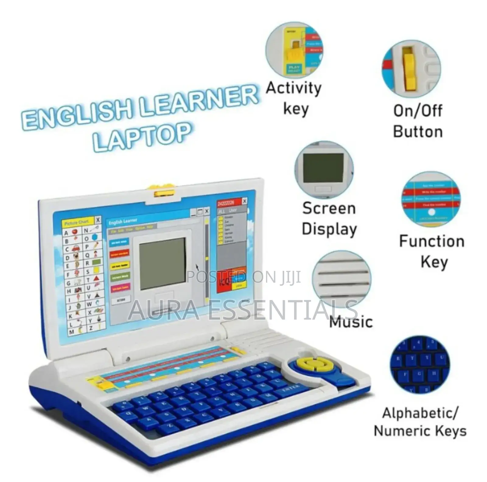 Kids Educational Laptop Toy