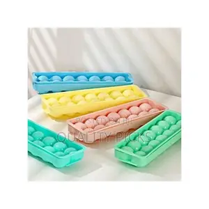 2 Piece, 14 Grid Round Ice Cube Tray Mould Ice Ball Maker