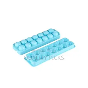 2 Piece, 14 Grid Round Ice Cube Tray Mould Ice Ball Maker