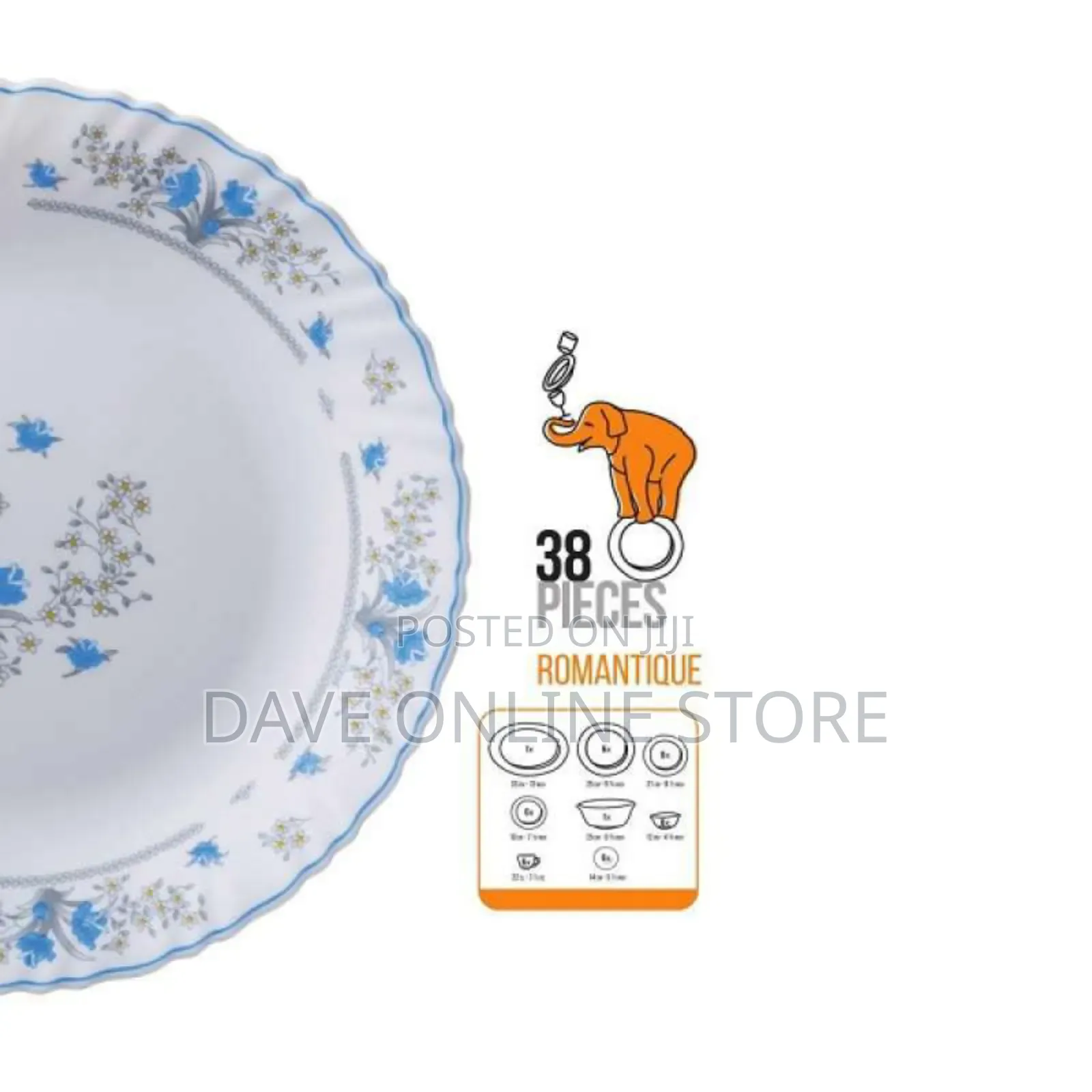 Arcopal Dinner Set Romantique 38pcs