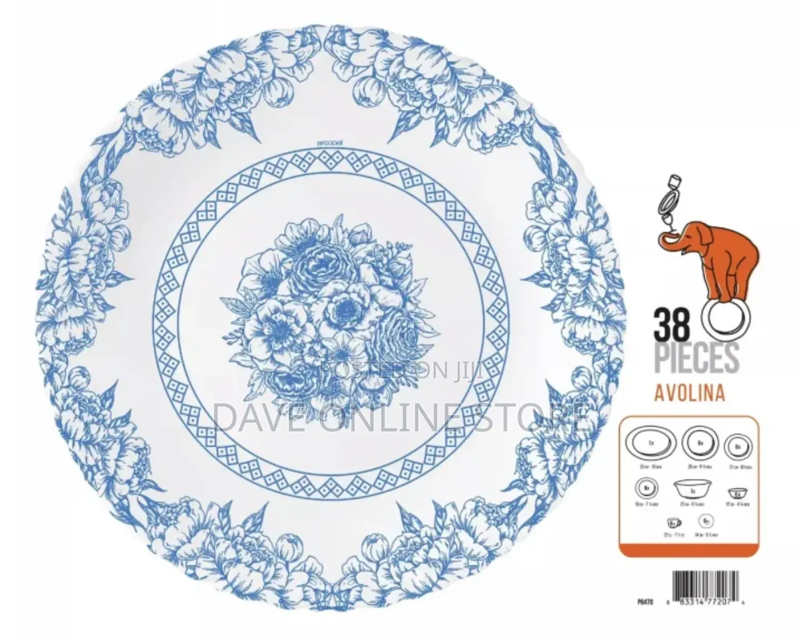 Arcopal Avolina Dinner Set - 38 PCS Set