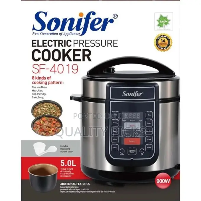 Sonifer Multi Function 6L Electric Pressure Cooker