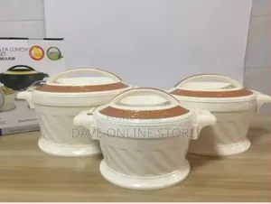 3pc Set Food Warmer Thermal Insulation Casserole Lunch Boxes