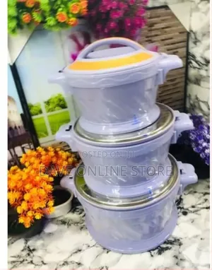 3pc Set Food Warmer Thermal Insulation Casserole Lunch Boxes