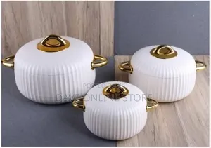 3 Piece Set 1l+2l+3.5l Luxury Food Warmer
