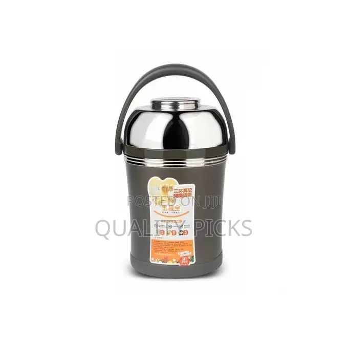 2 Litre Stainless Steel Food Flask Storage Box Container