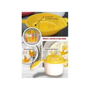 Microwave Scrambled Egg Maker Cooking Tool - Yellow