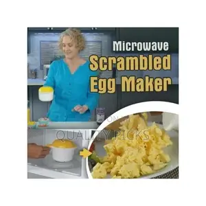 Microwave Scrambled Egg Maker Cooking Tool - Yellow