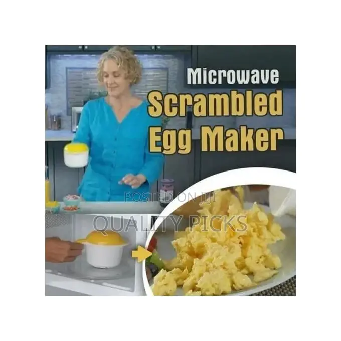 Microwave Scrambled Egg Maker Cooking Tool - Yellow