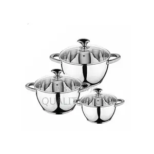 Kaisa Villa 6 Pieces of Stainless Steel Saucepans Cookware