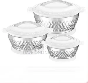3 PCS Insulated Hot Pot Dishes Food Warmer Casseroles -