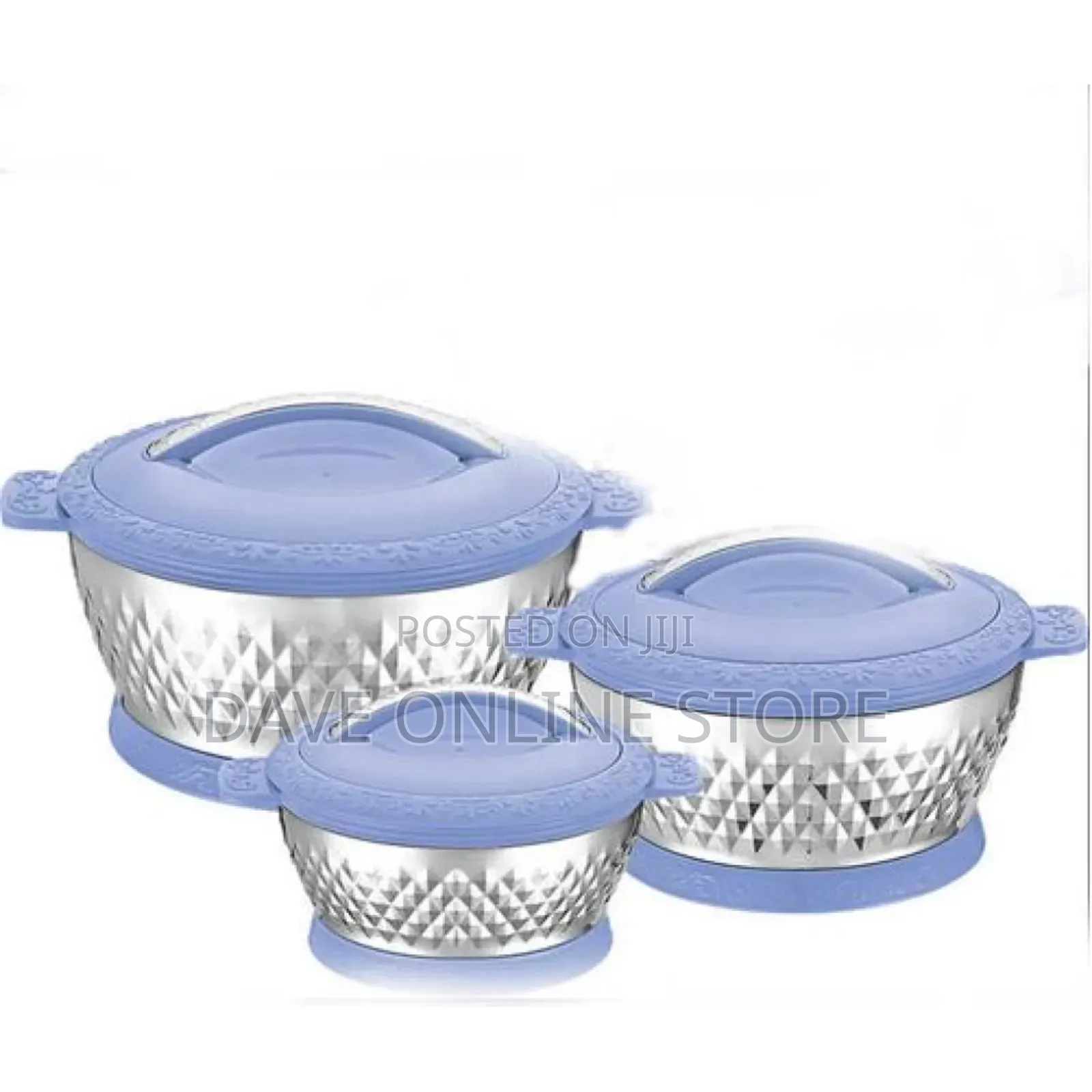 3 PCS Insulated Hot Pot Dishes Food Warmer Casseroles -